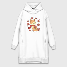 Платье-худи хлопок с принтом Милая Лисичка в Кировске,  |  | autumn | cat | fall | fox | foxy | кот | кошка | лис | лиса | лисица | лисичка | лисы | осень