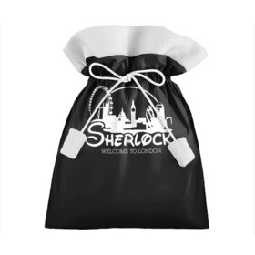 Подарочный 3D мешок с принтом Sherlock в Кировске, 100% полиэстер | Размер: 29*39 см | 221b | bbc | benedict cumberbatch | john watson | mark gatiss | martin freeman | sherlock holmes | steven moffat | бейкер | джон ватсон | мориарти | стрит | шерлок