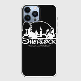 Чехол для iPhone 13 Pro Max с принтом Sherlock в Кировске,  |  | Тематика изображения на принте: 221b | bbc | benedict cumberbatch | john watson | mark gatiss | martin freeman | sherlock holmes | steven moffat | бейкер | джон ватсон | мориарти | стрит | шерлок