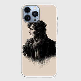 Чехол для iPhone 13 Pro Max с принтом Sherlock в Кировске,  |  | Тематика изображения на принте: 221b | bbc | benedict cumberbatch | john watson | mark gatiss | martin freeman | sherlock holmes | steven moffat | бейкер | джон ватсон | мориарти | стрит | шерлок