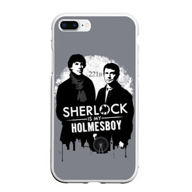 Чехол для iPhone 7Plus/8 Plus матовый с принтом Sherlock Holmesboy в Кировске, Силикон | Область печати: задняя сторона чехла, без боковых панелей | Тематика изображения на принте: 221b | bbc | benedict cumberbatch | john watson | mark gatiss | martin freeman | sherlock holmes | steven moffat | бейкер | джон ватсон | мориарти | стрит | шерлок