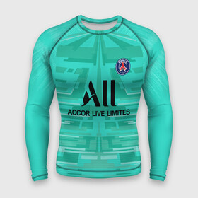 Мужской рашгард 3D с принтом Navas GK away 19 20 в Кировске,  |  | Тематика изображения на принте: champions | france | jordan | league | navas | paris | psg | лига чемпионов | навас | париж | псж