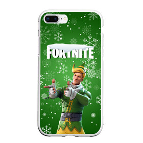 Чехол для iPhone 7Plus/8 Plus матовый с принтом FORTNITE НОВОГОДНИЙ в Кировске, Силикон | Область печати: задняя сторона чехла, без боковых панелей | 2020 | christmas | fortnite | snow | winter | winter is coming | зима близко | игра | новогодний | новый год | новый год 2020 | персонаж | снег | снежинки | фортнайт | фортнайт новогодний