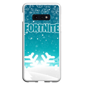 Чехол для Samsung S10E с принтом Fortnite Новогодний в Кировске, Силикон | Область печати: задняя сторона чехла, без боковых панелей | 