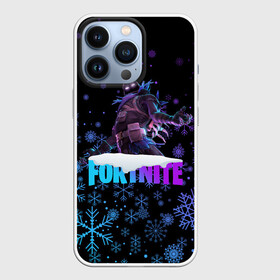 Чехол для iPhone 13 Pro с принтом FORTNITE НОВОГОДНИЙ. в Кировске,  |  | 2020 | christmas | fortnite | snow | winter | winter is coming | зима близко | игра | новогодний | новый год | новый год 2020 | персонаж | снег | снежинки | фортнайт | фортнайт новогодний