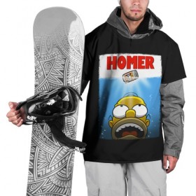 Накидка на куртку 3D с принтом Homer в Кировске, 100% полиэстер |  | bart | beer | family | homer | jaws | lisa | maggie | marge | shark | simpson | simpsons | thesimpsons | акула | барт | гомер | лиза | мардж | мегги | семья | симпсоны | челюсти