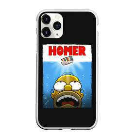 Чехол для iPhone 11 Pro матовый с принтом Homer в Кировске, Силикон |  | bart | beer | family | homer | jaws | lisa | maggie | marge | shark | simpson | simpsons | thesimpsons | акула | барт | гомер | лиза | мардж | мегги | семья | симпсоны | челюсти