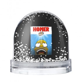 Снежный шар с принтом Homer в Кировске, Пластик | Изображение внутри шара печатается на глянцевой фотобумаге с двух сторон | Тематика изображения на принте: bart | beer | family | homer | jaws | lisa | maggie | marge | shark | simpson | simpsons | thesimpsons | акула | барт | гомер | лиза | мардж | мегги | семья | симпсоны | челюсти