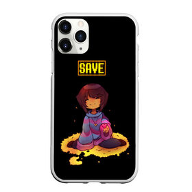 Чехол для iPhone 11 Pro матовый с принтом UNDERTALE FRISK в Кировске, Силикон |  | chara | frisk | sans | undertale | андертале | андертейл | игра | подземная история | подземная сказка | санс | ундертале | фриск | чара