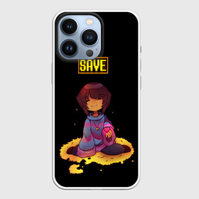 Чехол для iPhone 13 Pro с принтом UNDERTALE FRISK в Кировске,  |  | Тематика изображения на принте: chara | frisk | sans | undertale | андертале | андертейл | игра | подземная история | подземная сказка | санс | ундертале | фриск | чара