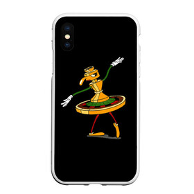 Чехол для iPhone XS Max матовый с принтом Cuphead в Кировске, Силикон | Область печати: задняя сторона чехла, без боковых панелей | Тематика изображения на принте: cuphead | босс | рулетка