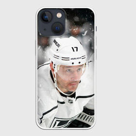 Чехол для iPhone 13 mini с принтом Илья Ковальчук в Кировске,  |  | hockey | kings | kovalchuk | los angeles | los angeles kings | nhl | илья ковальчук | кингз | ковальчук | лос анджелес | лос анджелес кингз | нхл | спорт | хоккей | шайба