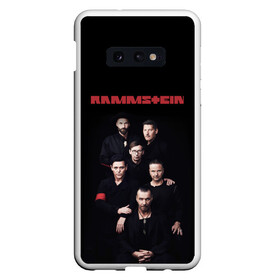 Чехол для Samsung S10E с принтом Rammstein в Кировске, Силикон | Область печати: задняя сторона чехла, без боковых панелей | kruspe | lindemann | metal | oliver | rammstein | richard | riedel | rock | till | кристиан | круспе | линдеманн | лоренц | метал | оливер | рамштайн | ридель | рихард | рок | тилль