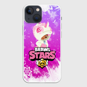 Чехол для iPhone 13 mini с принтом Brawl Stars Leon Unicorn в Кировске,  |  | 2020 | brawl | brawl stars | christmas | leon | new year | stars | бравл старс | брол старс | единорог | зима | игра | леон | новогодний | новый год | рождество | снег | снежинки