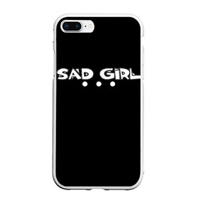 Чехол для iPhone 7Plus/8 Plus матовый с принтом SAD GIRL в Кировске, Силикон | Область печати: задняя сторона чехла, без боковых панелей | 