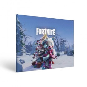 Холст прямоугольный с принтом Fortnite Новогодний в Кировске, 100% ПВХ |  | christmas | epic games | fortnite | игры | новый год | рождество | фортнайт