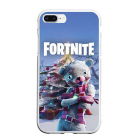 Чехол для iPhone 7Plus/8 Plus матовый с принтом Fortnite Новогодний в Кировске, Силикон | Область печати: задняя сторона чехла, без боковых панелей | christmas | epic games | fortnite | игры | новый год | рождество | фортнайт