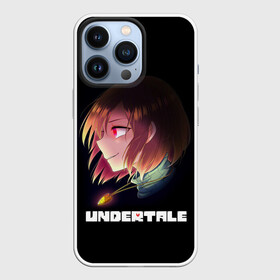 Чехол для iPhone 13 Pro с принтом UNDERTALE в Кировске,  |  | Тематика изображения на принте: chara | frisk | sans | undertale | андертале | андертейл | игра | подземная сказка | санс | ундертале | фриск | чара