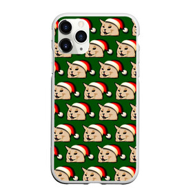 Чехол для iPhone 11 Pro Max матовый с принтом woman yelling at cat в Кировске, Силикон |  | happy new year | mem | woman yelling at cat | женщина кричит на кота | мем | новый год