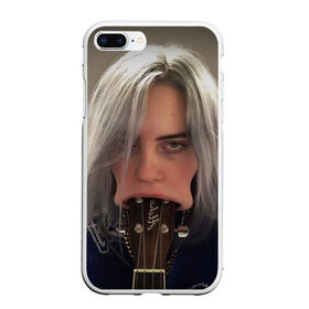 Чехол для iPhone 7Plus/8 Plus матовый с принтом BILLIE EILISH в Кировске, Силикон | Область печати: задняя сторона чехла, без боковых панелей | ayelish | bad guy | bellyache | bilie eilish | bilie elish | billie | billie eilish | eilish | electronic | elish | music | били айлиш | билли айлиш | эйлиш | элиш