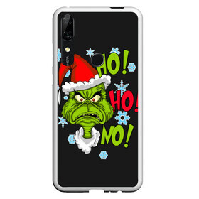 Чехол для Honor P Smart Z с принтом Grinch Face No! No! No! в Кировске, Силикон | Область печати: задняя сторона чехла, без боковых панелей | Тематика изображения на принте: christmas | claus | grinch stole | how the | jingle | merry | santa | гринч | гуманоид | диккенс | ктоград | олени | рождество | снежинки | чарльз