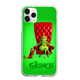 Чехол для iPhone 11 Pro Max матовый с принтом The Grinch в Кировске, Силикон |  | Тематика изображения на принте: christmas | claus | grinch stole | how the | jingle | merry | santa | гринч | гуманоид | диккенс | ктоград | олени | рождество | снежинки | чарльз