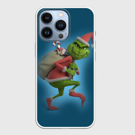 Чехол для iPhone 13 Pro с принтом Гринч в Кировске,  |  | christmas | claus | grinch stole | how the | jingle | merry | santa | гринч | гуманоид | диккенс | ктоград | олени | рождество | снежинки | чарльз