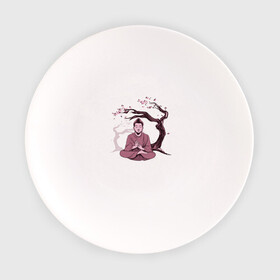 Тарелка с принтом Будда Сакура в Кировске, фарфор | диаметр - 210 мм
диаметр для нанесения принта - 120 мм | buddha | medidate | medidation | sakura | yoga | буда | будда | йога | медитация | сакура | япония