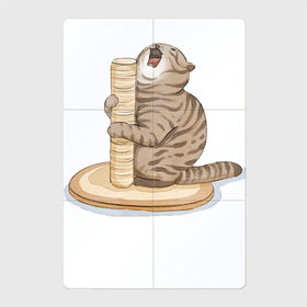 Магнитный плакат 2Х3 с принтом Орущий Кот в Кировске, Полимерный материал с магнитным слоем | 6 деталей размером 9*9 см | cat | cat meme | интернет | кот | кот кусь | кот мем | котейка | котенок | кошак | мем | мем с котом | мемы с котиками | приколы | удивленный кот мем