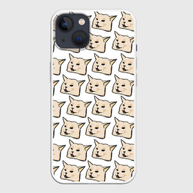 Чехол для iPhone 13 с принтом woman yelling at cat в Кировске,  |  | mem | woman yelling at cat | женщина кричит на кота | мем