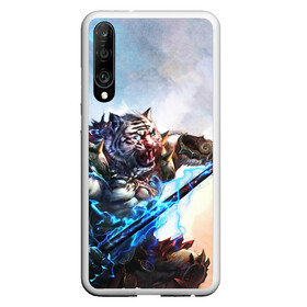 Чехол для Honor P30 с принтом Warrior Zoomorph в Кировске, Силикон | Область печати: задняя сторона чехла, без боковых панелей | mmorpg | perfect world | pw | амфибии | воин | древние | друид | жнец | жрец | зооморфы | идеальный мир | лучник | люди | маг | оборотень | паладин | пв | сиды | страж | стрелок | тени | шаман