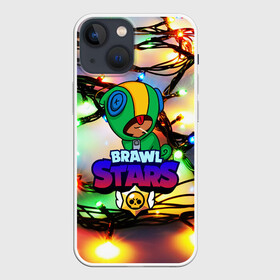 Чехол для iPhone 13 mini с принтом BRAWL STARS НОВОГОДНИЙ в Кировске,  |  | Тематика изображения на принте: 2020 | android | brawl stars | crow | games | leon | mobile game | stars | бравл старс | ворон | игры | леон | мобильные игры