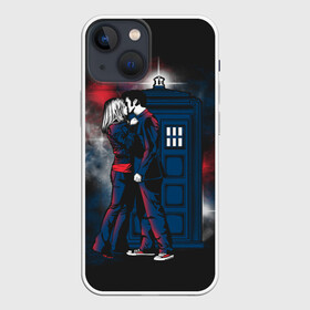 Чехол для iPhone 13 mini с принтом Doctor Who в Кировске,  |  | Тематика изображения на принте: bbc | dimension | dr who | jenna coleman | jodie whittaker | matt smith | relative | resolution | space | tardis | the doctor | time | галлифрей | джоди уиттакер | доктор кто | тардис