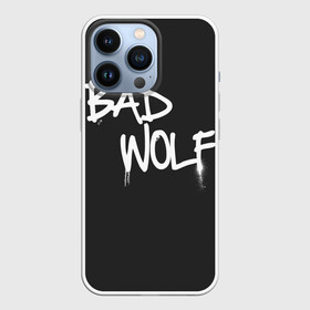 Чехол для iPhone 13 Pro с принтом Bad wolf в Кировске,  |  | Тематика изображения на принте: bbc | dimension | dr who | jenna coleman | jodie whittaker | matt smith | relative | resolution | space | tardis | the doctor | time | галлифрей | джоди уиттакер | доктор кто | тардис