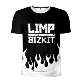 Мужская футболка 3D спортивная с принтом Limp Bizkit в Кировске, 100% полиэстер с улучшенными характеристиками | приталенный силуэт, круглая горловина, широкие плечи, сужается к линии бедра | bizkit | limp | limp bizkit | music | rock | бизкиты | лимп бизкит | лимпы | липкие письки | музыка | рок