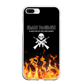 Чехол для iPhone 7Plus/8 Plus матовый с принтом Iron Maiden в Кировске, Силикон | Область печати: задняя сторона чехла, без боковых панелей | iron | iron maiden | maiden | music | rock | айрон майден | айрон мейден | музыка | рок