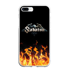 Чехол для iPhone 7Plus/8 Plus матовый с принтом Sabaton в Кировске, Силикон | Область печати: задняя сторона чехла, без боковых панелей | music | rock | sabaton | музыка | рок | сабатон