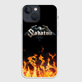 Чехол для iPhone 13 mini с принтом Sabaton в Кировске,  |  | music | rock | sabaton | музыка | рок | сабатон