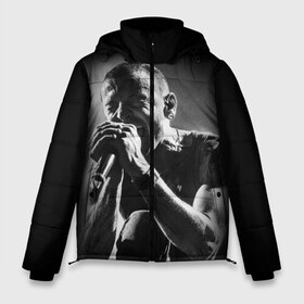 Мужская зимняя куртка 3D с принтом Chester Bennington Linkin Park в Кировске, верх — 100% полиэстер; подкладка — 100% полиэстер; утеплитель — 100% полиэстер | длина ниже бедра, свободный силуэт Оверсайз. Есть воротник-стойка, отстегивающийся капюшон и ветрозащитная планка. 

Боковые карманы с листочкой на кнопках и внутренний карман на молнии. | Тематика изображения на принте: bennington | chester | chester bennington | linkin | linkin park | music | park | rock | бенингтон | линкин | линкин парк | музыка | парк | рок | честер | честер беннингтон