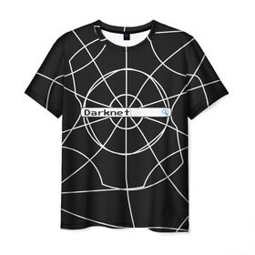 Мужская футболка 3D с принтом Darknet в Кировске, 100% полиэфир | прямой крой, круглый вырез горловины, длина до линии бедер | darknet | internet | memes | даркнет | интернет | мемы