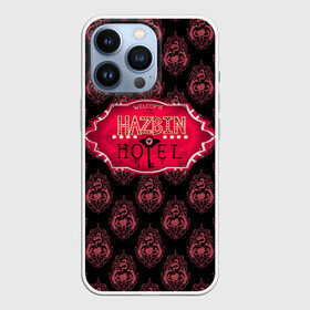 Чехол для iPhone 13 Pro с принтом Hazbin Hotel в Кировске,  |  | hazbin | hazbin hotel | pattern | анимация | лого | мультсериал | мультфильм | надпись | отель хазбин | паттерн | сериал