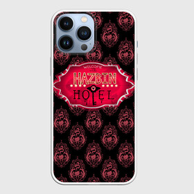 Чехол для iPhone 13 Pro Max с принтом Hazbin Hotel в Кировске,  |  | hazbin | hazbin hotel | pattern | анимация | лого | мультсериал | мультфильм | надпись | отель хазбин | паттерн | сериал