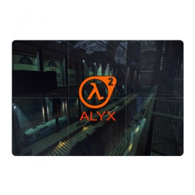 Магнитный плакат 3Х2 с принтом half-life 2 ALYX в Кировске, Полимерный материал с магнитным слоем | 6 деталей размером 9*9 см | Тематика изображения на принте: 