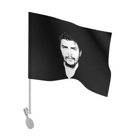 Флаг для автомобиля с принтом Че Гевара в Кировске, 100% полиэстер | Размер: 30*21 см | che | cuba | guevara | revolution | бунтарь | коммунизм | куба | революция | свобода | советский | союз | ссср | че гевара
