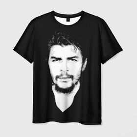 Мужская футболка 3D с принтом Че Гевара в Кировске, 100% полиэфир | прямой крой, круглый вырез горловины, длина до линии бедер | che | cuba | guevara | revolution | бунтарь | коммунизм | куба | революция | свобода | советский | союз | ссср | че гевара