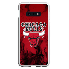 Чехол для Samsung S10E с принтом CHICAGO BULLS в Кировске, Силикон | Область печати: задняя сторона чехла, без боковых панелей | 23 | bright | bulls | chicago bulls | fire | flame | heat | jordan | light | logo | michael jordan | nba | paris saint germain | psg | red | sport | wildfire | быки | джордан | искры | лого | майкл джордан | огненный | огонь | пламя | пожар