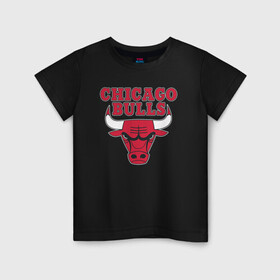 Детская футболка хлопок с принтом CHICAGO BULLS | ЧИКАГО БУЛЛС в Кировске, 100% хлопок | круглый вырез горловины, полуприлегающий силуэт, длина до линии бедер | Тематика изображения на принте: bulls | chicago | chicago bulls | nba | red bulls | usa | америка | быки | нба | сша | чикаго буллс