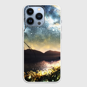 Чехол для iPhone 13 Pro с принтом Ночь в горах в Кировске,  |  | galaxy | nasa | nebula | space | star | абстракция | вселенная | галактика | звезда | звезды | космический | наса | планеты