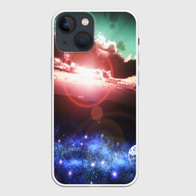 Чехол для iPhone 13 mini с принтом ЗАКАТ НОЧНОЙ в Кировске,  |  | galaxy | nasa | nebula | space | star | абстракция | вселенная | галактика | звезда | звезды | космический | наса | планеты