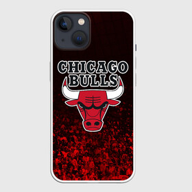 Чехол для iPhone 13 с принтом CHICAGO BULLS | ЧИКАГО БУЛЛС в Кировске,  |  | bulls | chicago | chicago bulls | nba | red bulls | usa | америка | быки | нба | сша | чикаго буллс